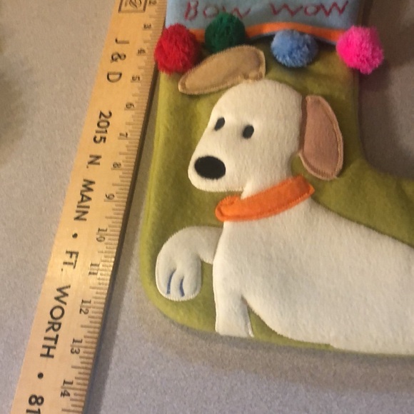 Cute felt dog stockings - Picture 7 of 8